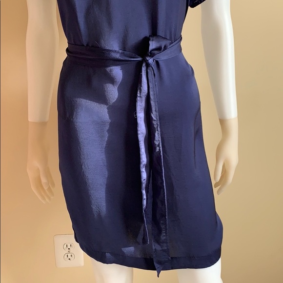 NWOT BB Dakota Sapphire Blue Tie Dress, S - Picture 3 of 4